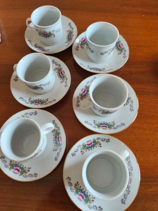 Servizio caffè vintage 6 tazzine