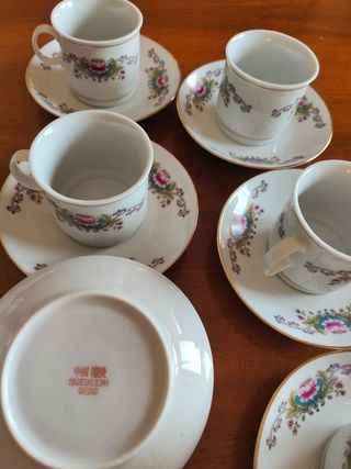 Servizio caffè vintage 6 tazzine