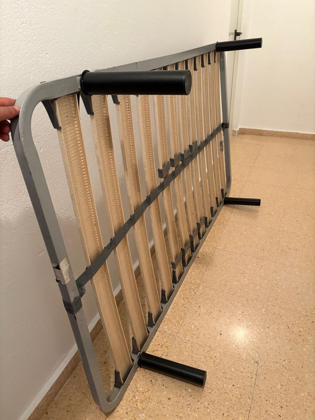 Somier metálico 188 cm  largo x 104,5 cm ancho