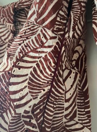 Vestido Mango - estampado hojas