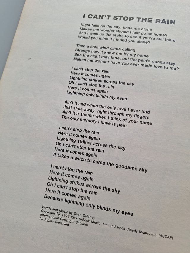 KISS - Peter Criss - 1978 - Songbook testi musica