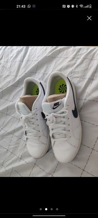 Zapatillas Nike Court Vision Low Blancas