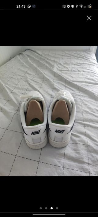 Zapatillas Nike Court Vision Low Blancas