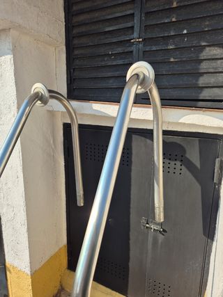 Escalera piscina acero inoxidable