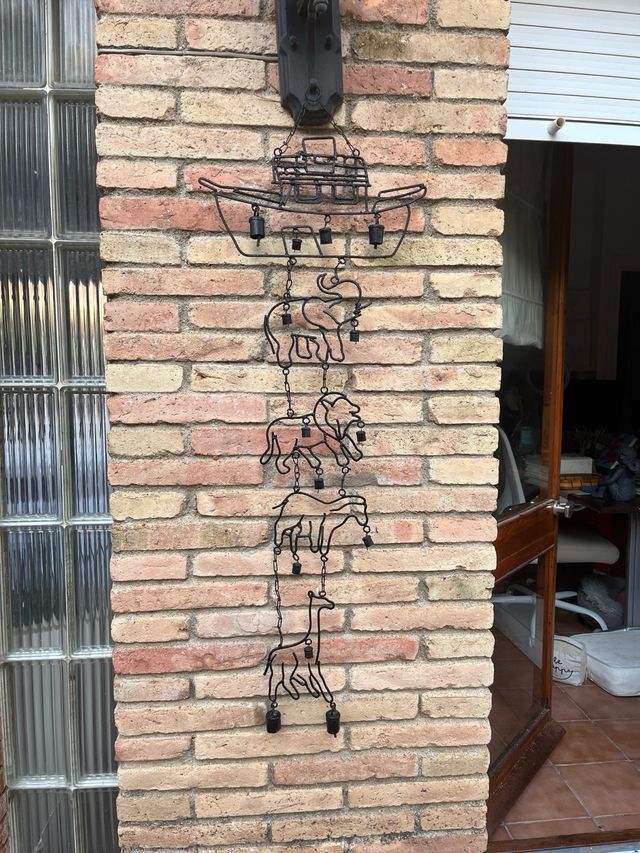 Movil de metal con campanitas - Decoración