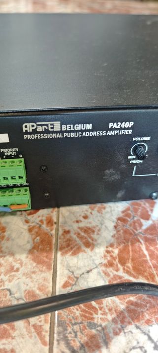 Amplificador Apart PA240P - Negro