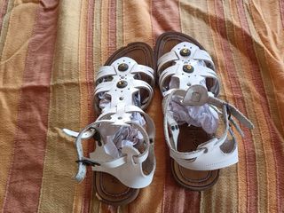 Sandali gladiatore in pelle