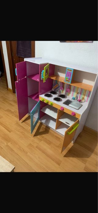 Cocina juguete madera niña