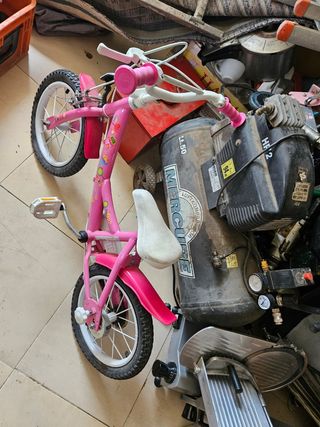 Bicicleta niña 12" rosa