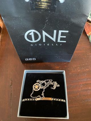 Braccialetto ONE GIOIELLI - Oro e Nero