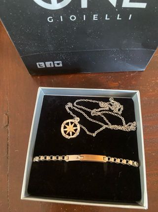 Braccialetto ONE GIOIELLI - Oro e Nero