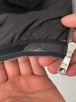 Chaqueta bomber Prada S - Color Asfalto + Nero