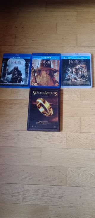 Lote películas Hobbit & Señor de los Anillos