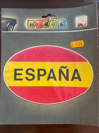 Pegatina España vintage