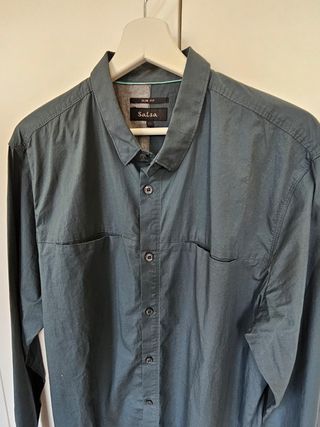 Camisa Salsa Jeans XL - Verde Oliva