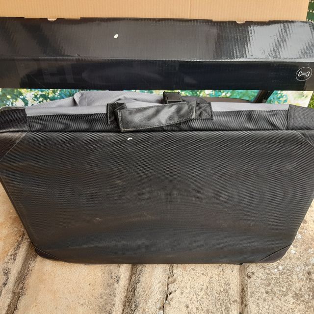 Transportín y caseta de tela para perros plegable