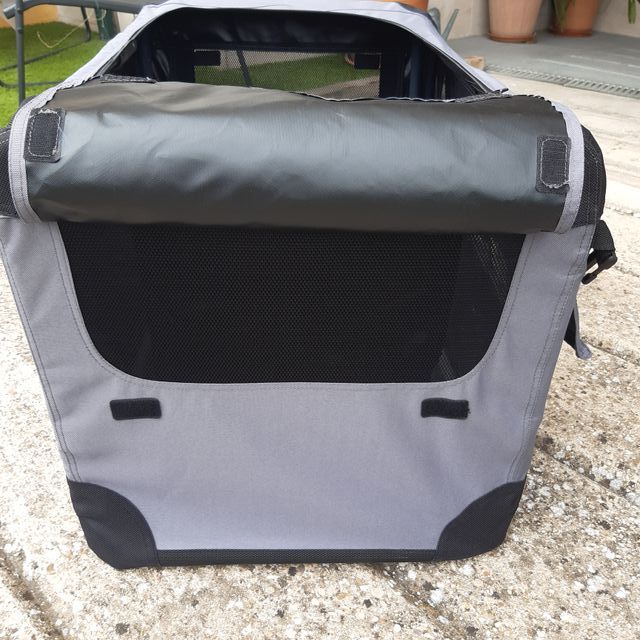 Transportín y caseta de tela para perros plegable