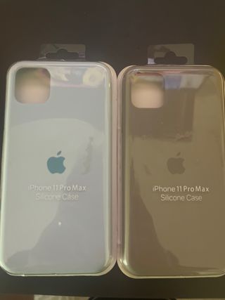 2 Fundas iPhone 11 Pro Max Silicona
