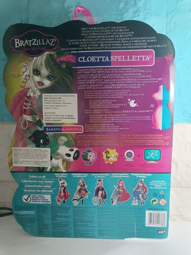 Muñeca Cloetta Bratzillaz