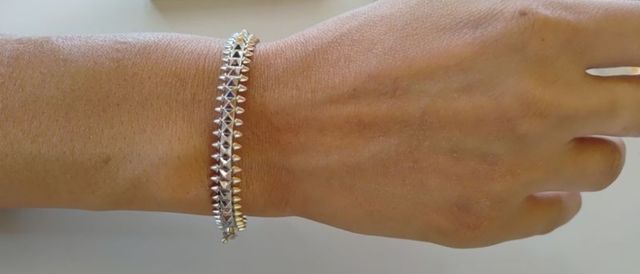 Pulsera plata - Acero