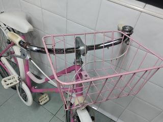 Bicicleta paseo vintage rosa