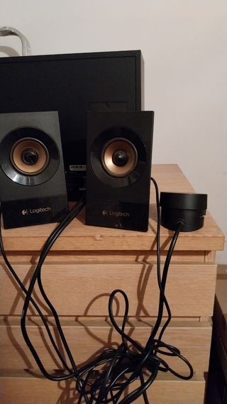Altavoces Logitech negros