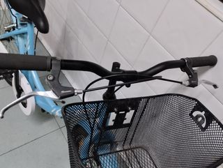 Bicicleta paseo mujer, azul