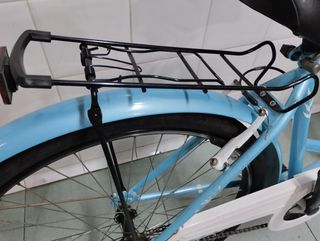 Bicicleta paseo mujer, azul