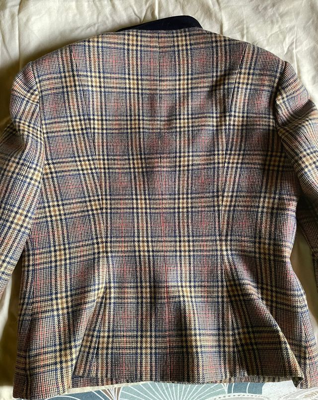 Giacca Chester a quadretti multicolor