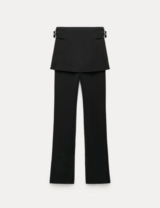 Falda Pantalón negra Zara
