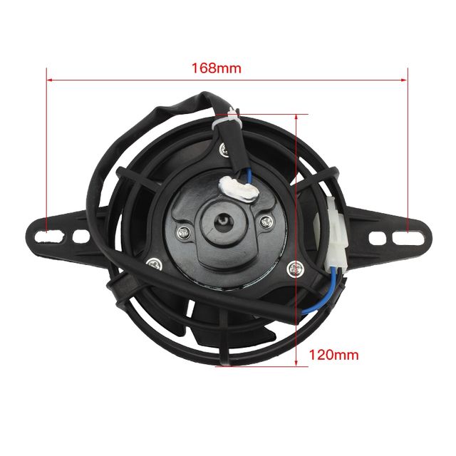 Ventilador 12V para Moto universal 