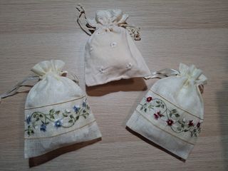 BOLSA BORDADA arras, anillos ...