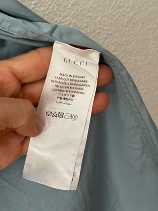 Camisa GUCCI azul, talla S