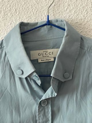 Camisa GUCCI azul, talla S