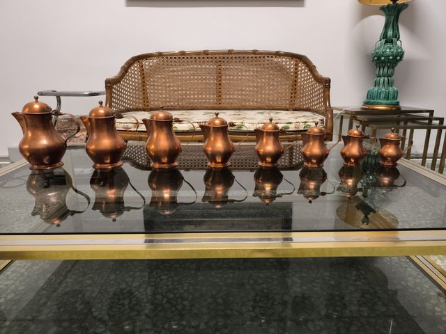 8 Jarras cobre Antiguas