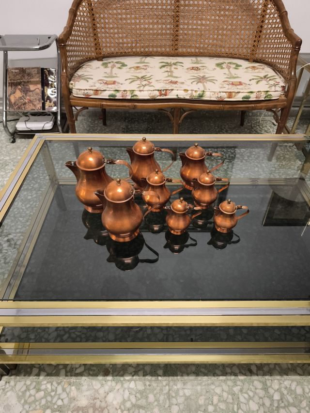 8 Jarras cobre Antiguas