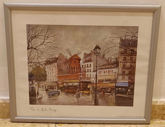 Cuadro París Moulin Rouge.