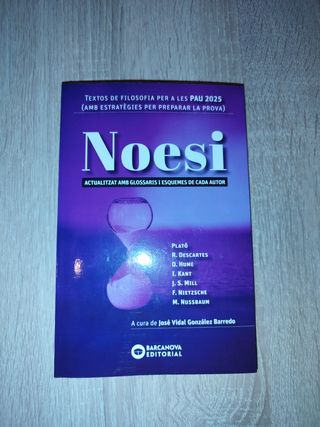 9788448962814
Noesi: Filosofía PAU 2025