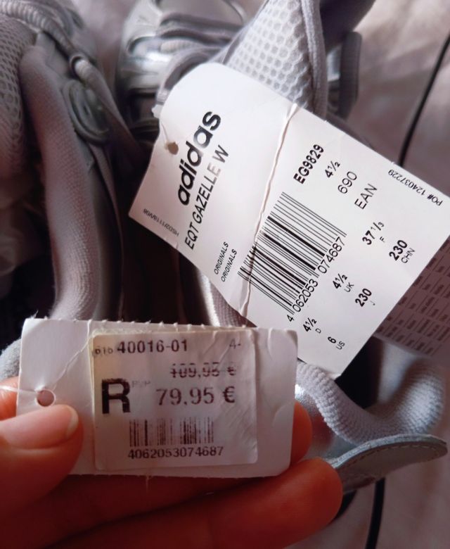 Zapatillas Adidas Plateadas