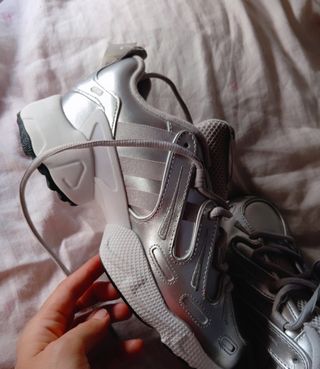 Zapatillas Adidas Plateadas