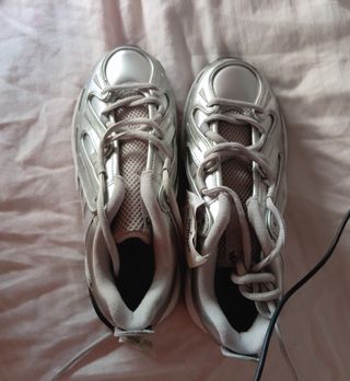 Zapatillas Adidas Plateadas