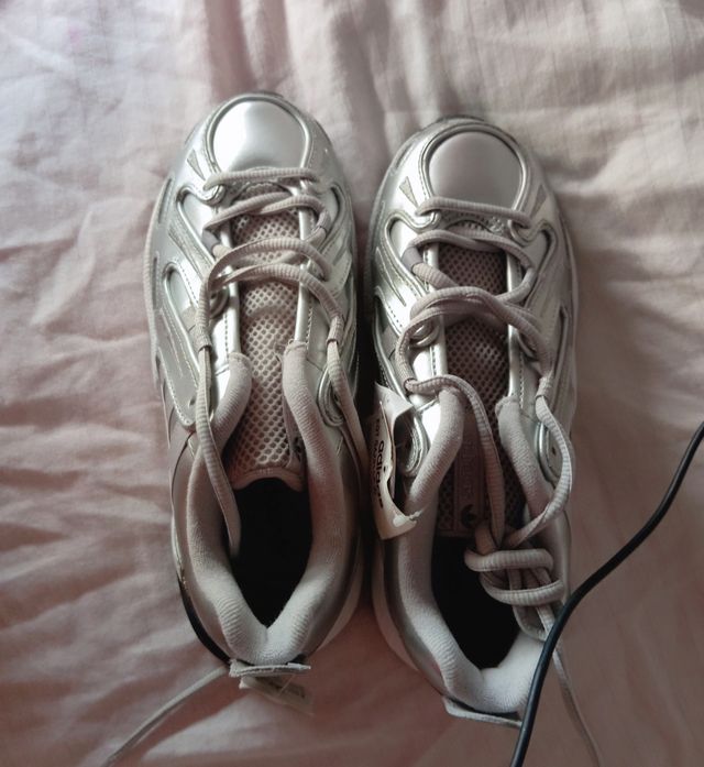 Zapatillas Adidas Plateadas