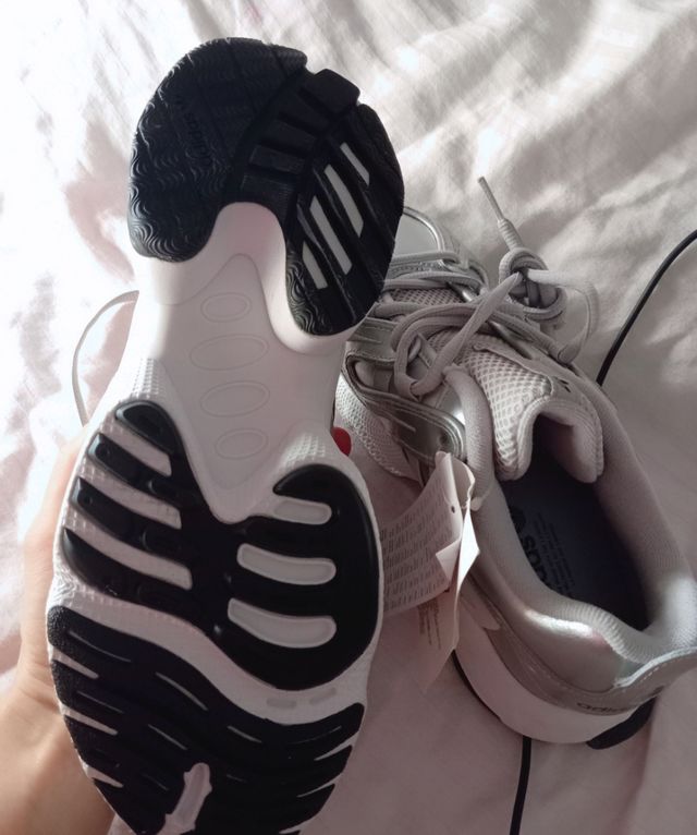 Zapatillas Adidas Plateadas