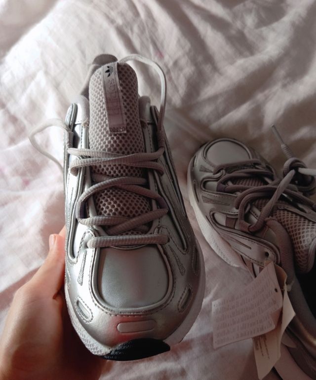 Zapatillas Adidas Plateadas