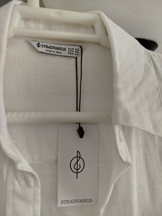 Camisa blanca Stradivarius - M