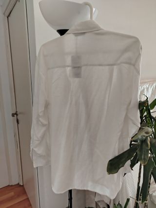 Camisa blanca Stradivarius - M