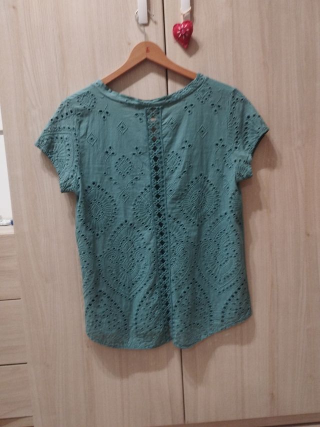 Camiseta verde agua - Talla M