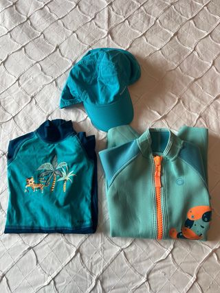 Traje baño bebé Nabaiji y neopreno (2 años)