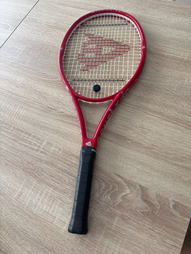 Raqueta boomerang + funda + grip nuevo
