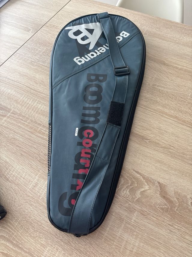 Raqueta boomerang + funda + grip nuevo
